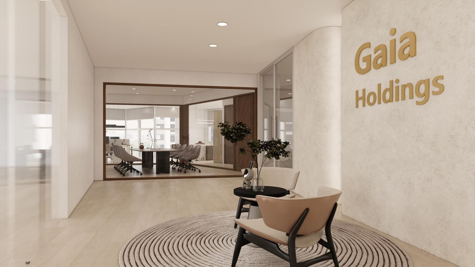 Corporate office interior in Singapore