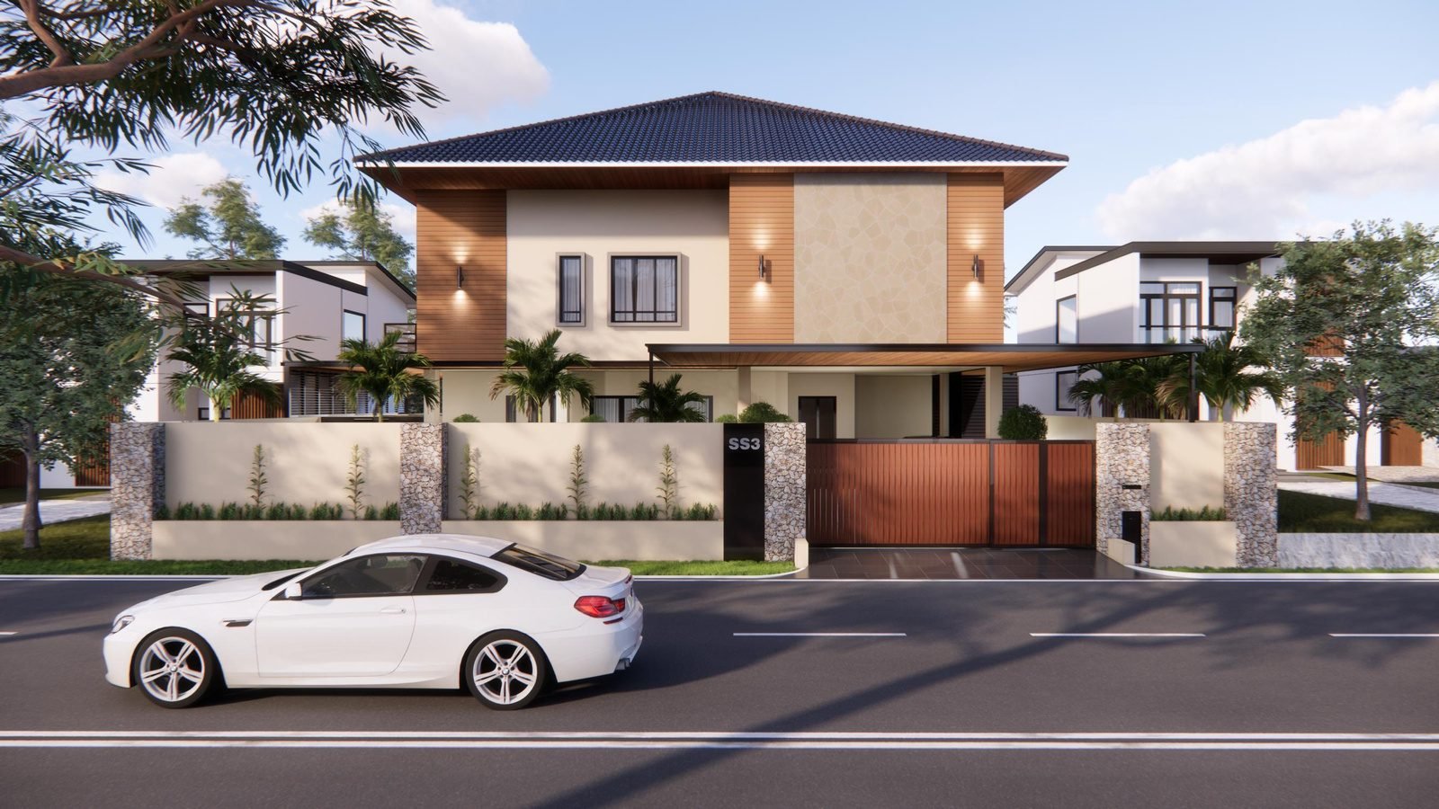 SS3 Petaling Jaya exterior render